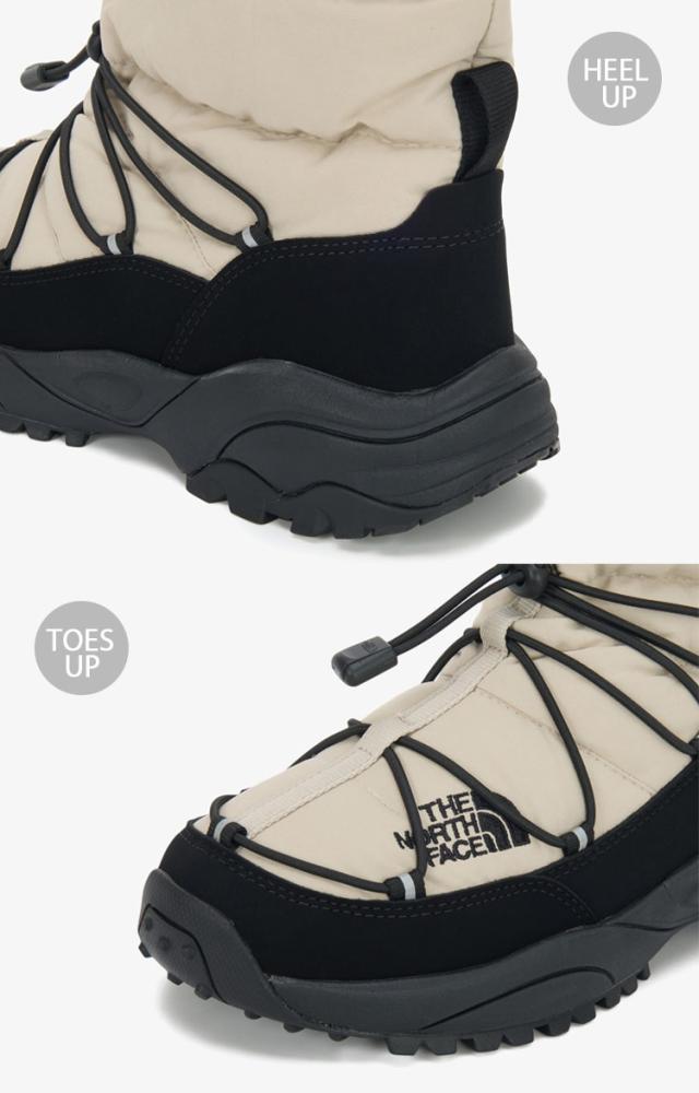 THE NORTH FACE ノースフェイス ブーツ ダウンブーツ BOREALIS BOOTIE ミディ ハーフブーツ BEIGE GRAY CREAM ウィンターブーツ NS99Q01_5