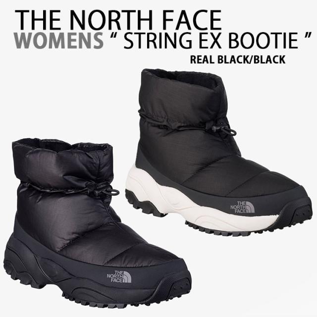 THE NORTH FACE ノースフェイス レディースブーツ W STRING EX BOOTIE ブーティ ダウンブーツ BLACK ブーツ シューズ NS99Q57K/J