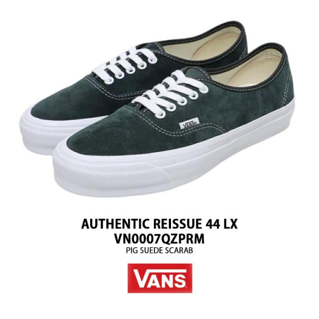 VANS バンズ スニーカー AUTHENTIC REISSUE 44 LX VN0007QZPRM オーセンティック リイシュー 44LX ピッグスエードスカラベ