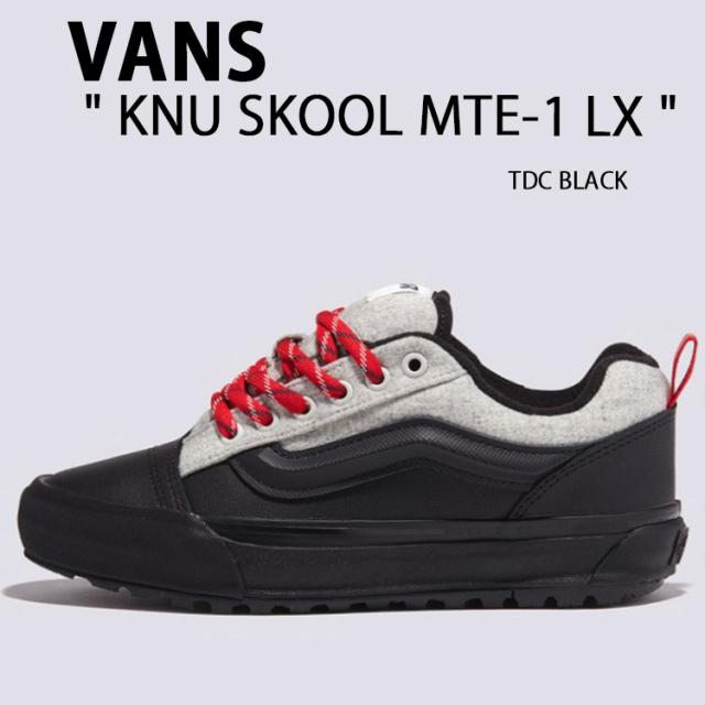 VANS バンズ スニーカー  KNU SKOOL MTE-1 LX TDC BLACK TOKYO DESIGN COLLECTIVE VN000CXRCJK ニュースクール MTE-1 ラックス