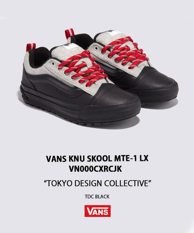 VANS バンズ スニーカー KNU SKOOL MTE-1 LX TDC BLACK TOKYO DESIGN COLLECTIVE VN000CXRCJK ニュースクール MTE-1 ラックス_1