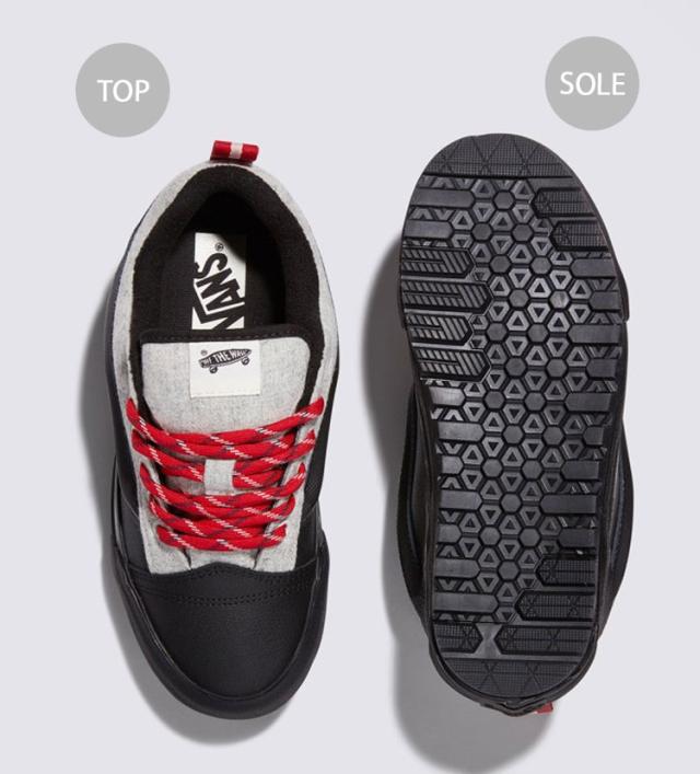 VANS バンズ スニーカー KNU SKOOL MTE-1 LX TDC BLACK TOKYO DESIGN COLLECTIVE VN000CXRCJK ニュースクール MTE-1 ラックス_3