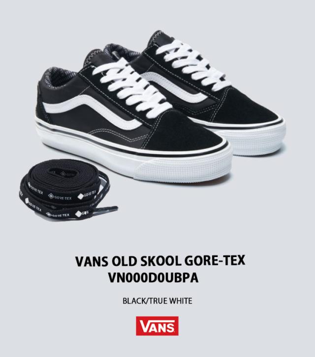 VANS バンズ スニーカー OLD SKOOL GORE-TEX BLACK TRUE WHITE