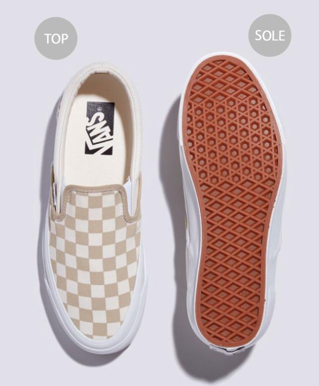VANS バンズ スニーカー CLASSIC SLIP-ON 98 CHECKERBOARD EUCALYPTUS VN000D5AEQB クラシック スリッポン 98