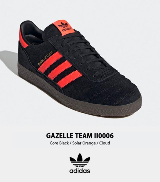 adidas originals アディダス スニーカー GAZELLE TEAM II0006 Core Black Solar Orange Cloude ガゼル チーム シューズ コアブラック/ソーラーオレンジ/フットウェアホワイト メンズ レディース【中古】未使用品_1