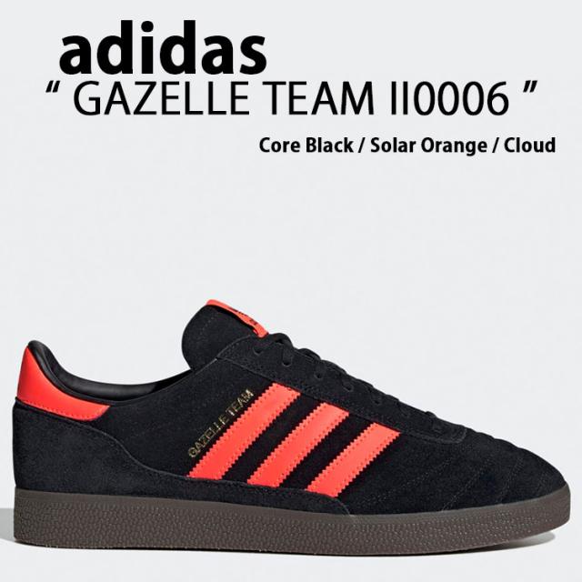 adidas originals アディダス スニーカー GAZELLE TEAM II0006 Core Black Solar Orange Cloude ガゼル チーム シューズ コアブラック/ソーラーオレンジ/フットウェアホワイト メンズ レディース【中古】未使用品