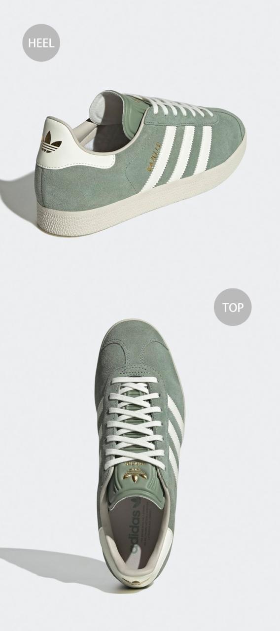 adidas originals アディダス スニーカー GAZELLE JP7783 Silver Green