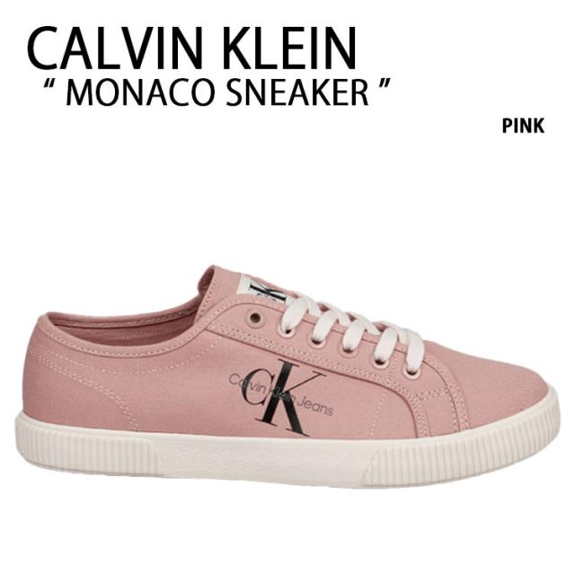   カルバンクライン スニーカー MONACO SNEAKER PINK CK シューズ モナコスニーカー ピンク レディース YW00482 0J1