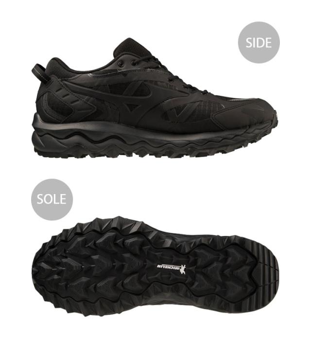 Mizuno ミズノ スニーカー WAVE MUJIN TL GTX_D1GA2373-01 ウェーブムジン ゴアテックス BLACK シューズ ランニングシューズ ブラック_2