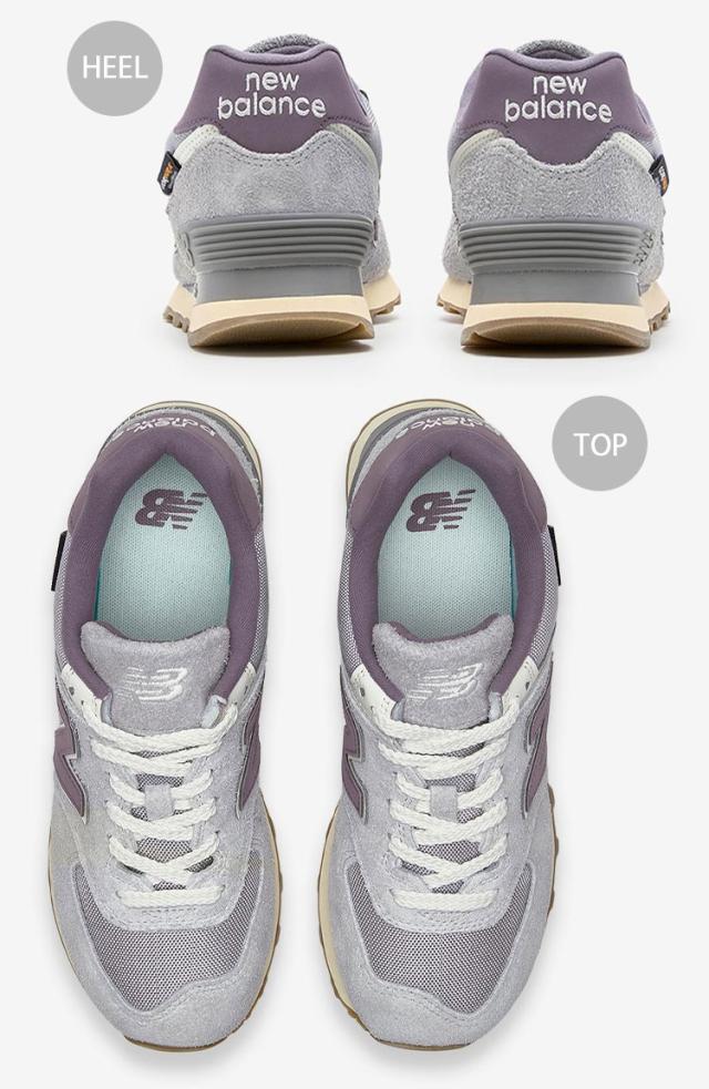 New Balance ニューバランス スニーカー U574YGD シューズ グレー パープル NewBalance574 スエード 本革 メンズ レディース_3