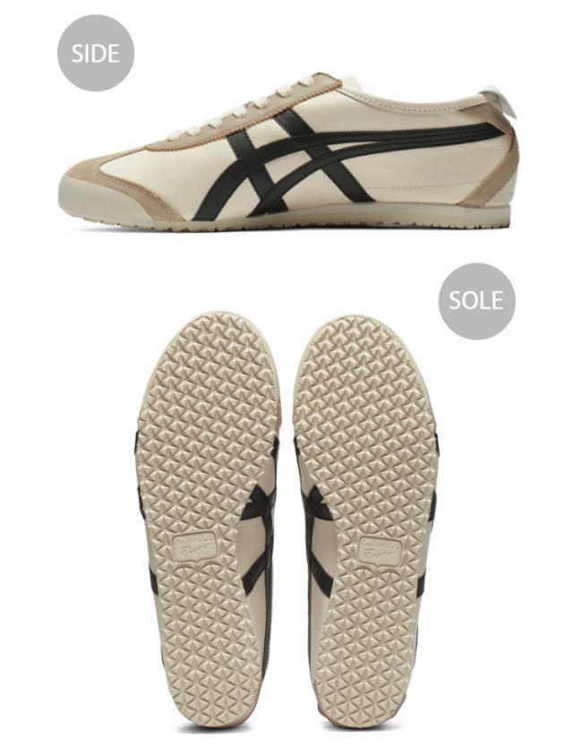 Onitsuka Tiger オニツカタイガー スニーカー MEXICO 66 IVORY BLACK 1183C102.752 メキシコ66 アイボリー ブラック ニュアンスカラー_2