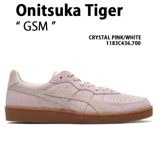 Onitsuka Tiger オニツカタイガー スニーカー GSM CRYSTAL PINK WHITE 1183C436.700 クリスタルピンク ホワイト ニュアンスカラー