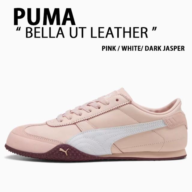 PUMA プーマ スニーカー BELLA UT LEATHER 402186-04 PINK シューズ ピンク スエード メンズ レディース
