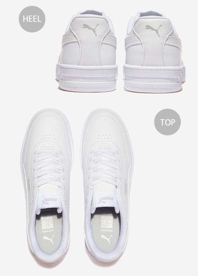 PUMA プーマ スニーカー COURT CLASSIC CLEAN 402223-02 WHITE コート クラシック クリーン ホワイト グレー メンズ レディース_3