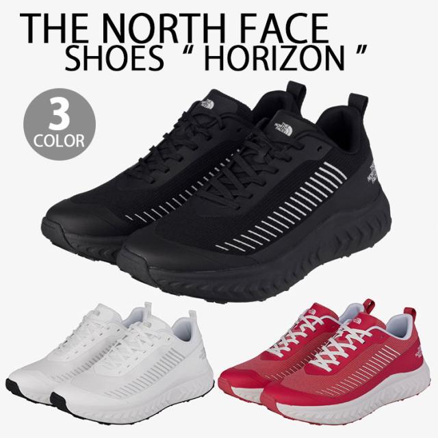 THE NORTH FACE ノースフェイス スニーカー HORIZON シューズ ランニングシューズ BLACK WHITE ROSE アウトドアシューズ NS93R43K/J/L