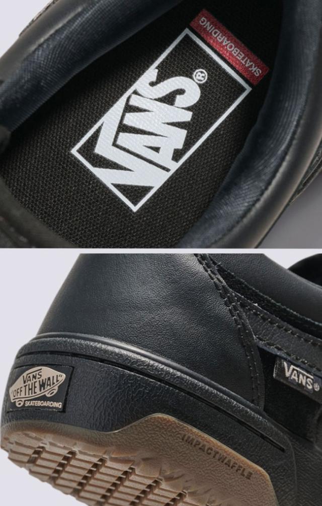 VANS バンズ スニーカー SKATE ROWAN 2 LEATHER BLACK VN000D3SBLK スケートローワン 2 レザーブラック メンズ 男性用_4