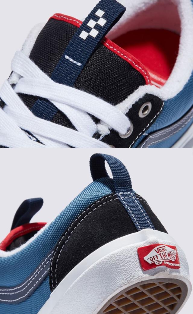 VANS バンズ スニーカー SKATE OLD SKOOL BLACK STV NAVY VN000D5RHT3 スケートオールドスクール ブラック ネイビー メンズ レディース 男性用 女性用_4