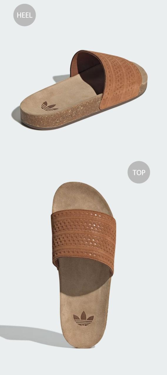 adidas アディダス サンダル 家庭用スリッパ ADILETTE SLIDES アディレッタ 横すべり JH8068 横すべりサンダル シャワーサンダル Dust Rust / Dust Rust / Gum 砂ぼこり 挙げ句のはて チュインガム シューズ 古典派音楽 メンズ レディース 成人男性用 御上さん用 男女共用【中古】未当てはめる品