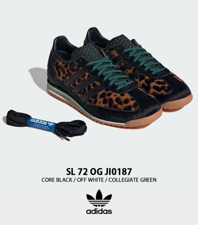adidas originals アディダス スニーカー SL 72 OG JI0187 シューズ エスエル72 ブラック ブラウン レオパード メンズ レディース_1