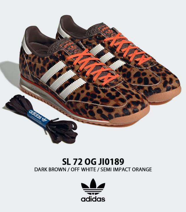 adidas originals アディダス スニーカー SL 72 OG JI0189 シューズ エスエル72 ブラウン オレンジ レオパード メンズ レディース_1