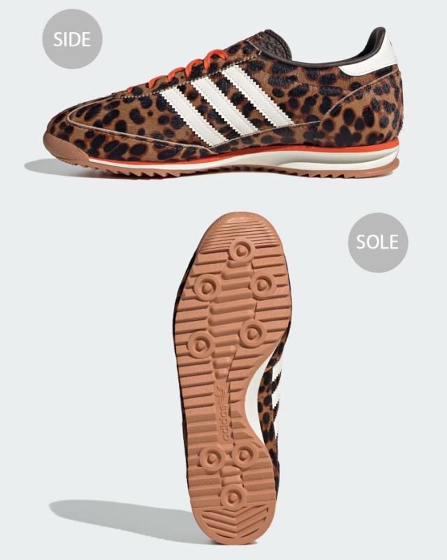 adidas originals アディダス スニーカー SL 72 OG JI0189 シューズ エスエル72 ブラウン オレンジ レオパード メンズ レディース_2