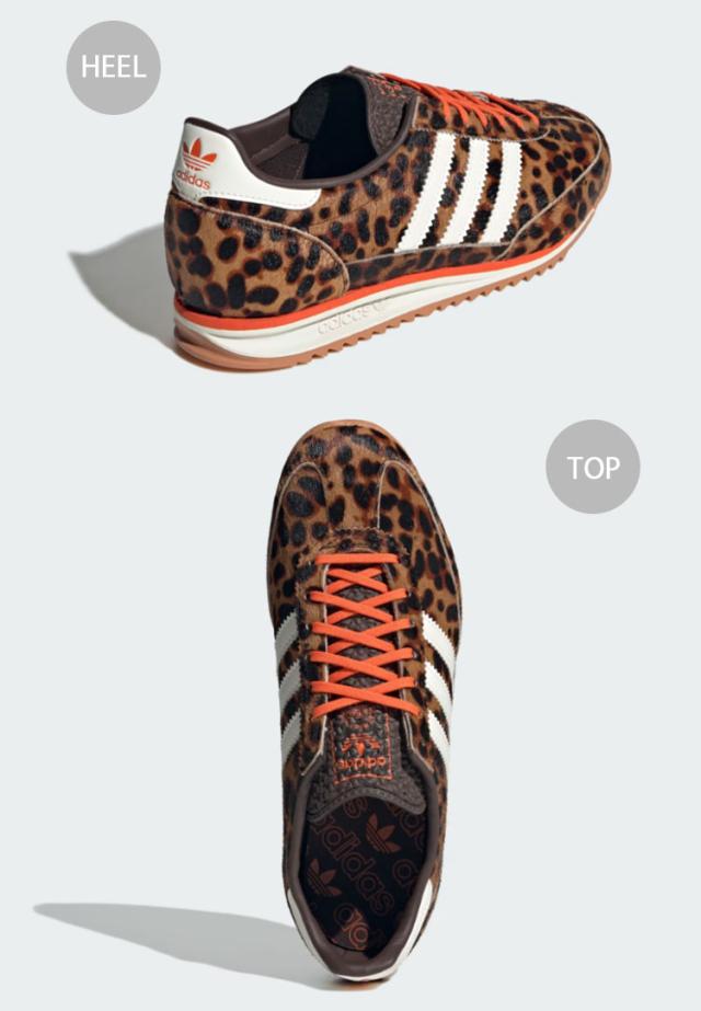 adidas originals アディダス スニーカー SL 72 OG JI0189 シューズ エスエル72 ブラウン オレンジ レオパード メンズ レディース_3