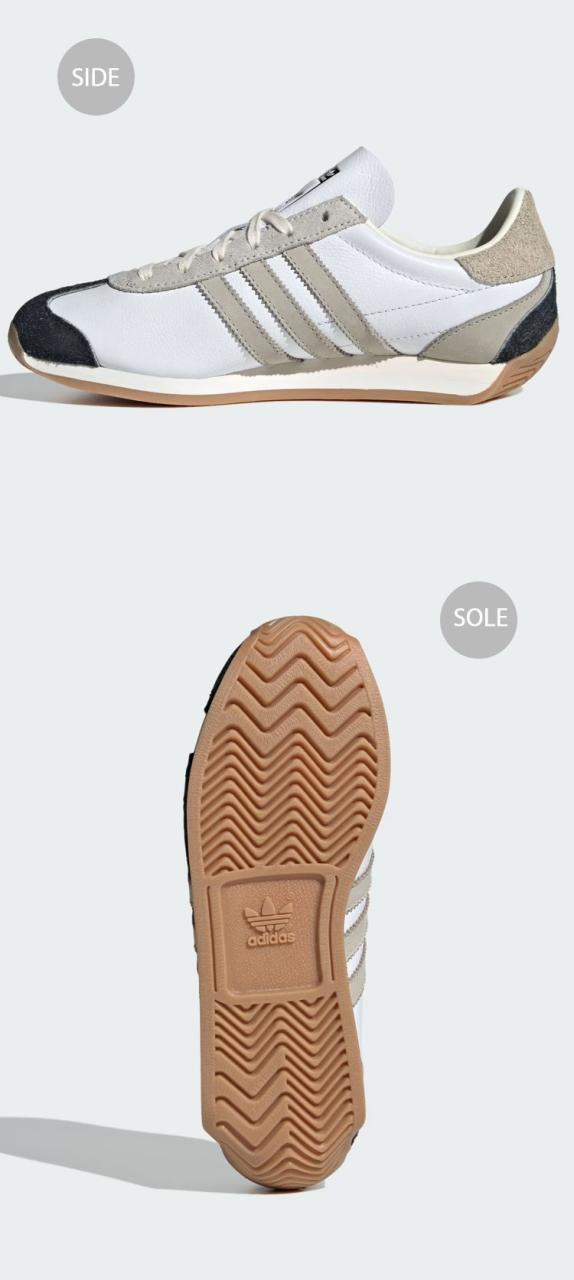 adidas Originals アディダス オリジナルス スニーカー COUNTRY OG W JI2870 Cloud White / Putty Grey / Core Black カントリー クラウドホワイト プティグレー コアブラック_2