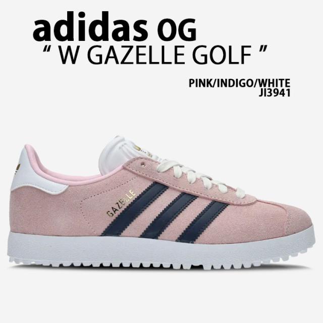adidas originals アディダス レディース スニーカー W GAZELLE GOLF JI3941 ガゼルゴルフ PINK INDIGO WHITE レザーアッパー スエード