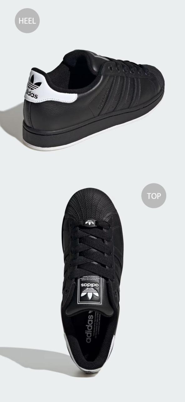 adidas アディダス スニーカー adidas SUPERSTAR II JR0029 Core Black / Core Black / Cloud White スーパースター II シューズ コアブラック クラウドホワイト_3