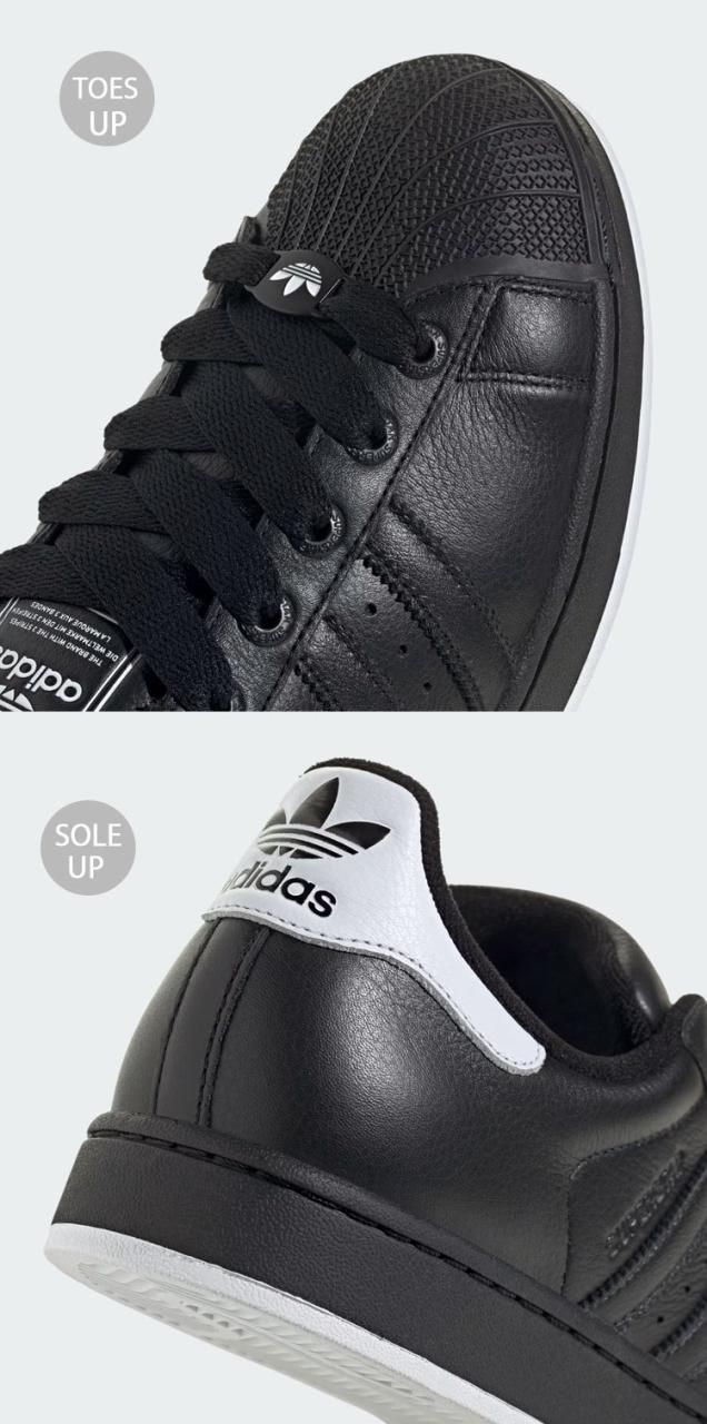 adidas アディダス スニーカー adidas SUPERSTAR II JR0029 Core Black / Core Black / Cloud White スーパースター II シューズ コアブラック クラウドホワイト_4