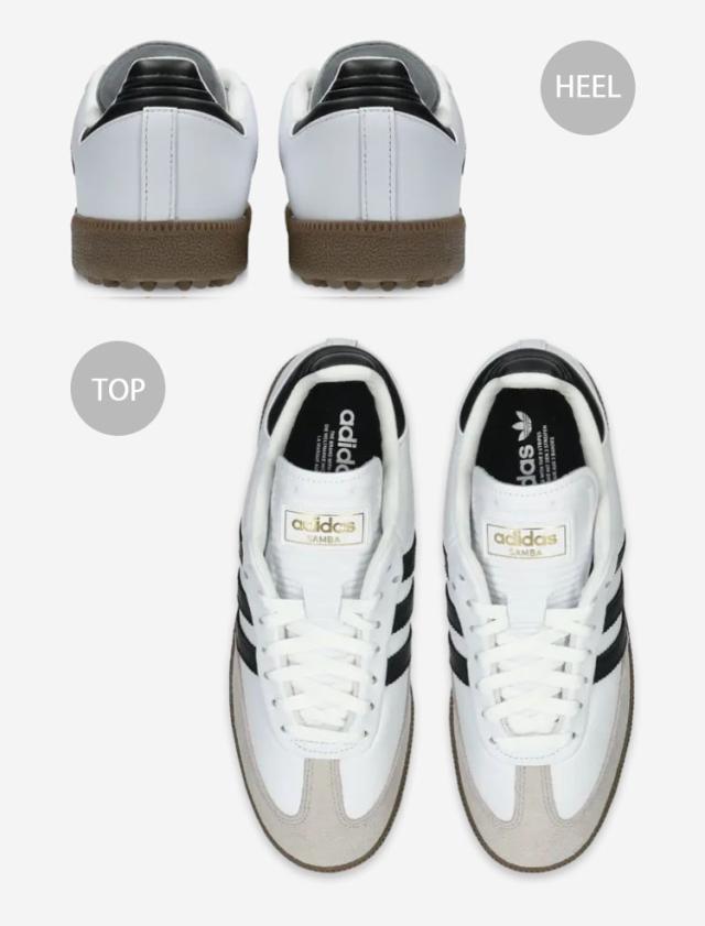 adidas originals アディダス スニーカー SAMBA GOLF サンバゴルフ WHITE GREEN JH6151 ALUMINIUM BLACK JH6152 WHITE BLACK JH6149_10