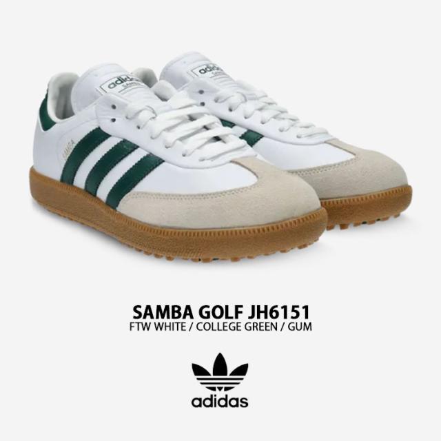 adidas originals アディダス スニーカー SAMBA GOLF サンバゴルフ WHITE GREEN JH6151 ALUMINIUM BLACK JH6152 WHITE BLACK JH6149_2