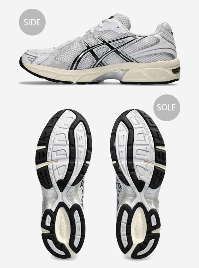ASICS アシックス スニーカー GEL-1130 1201A256-118 シューズ ゲル1130 ホワイト グレー ランニングシューズ メンズ レディース_2