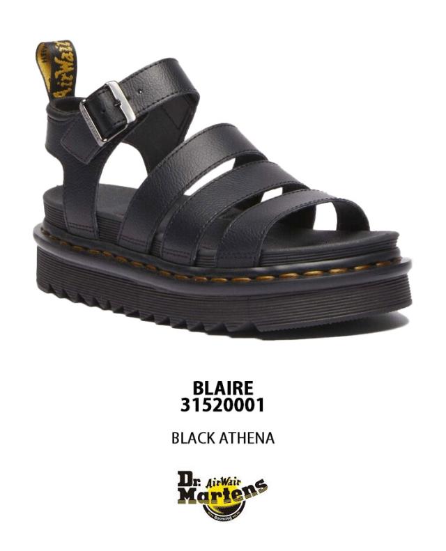 Dr.Martens ドクターマーチン サンダル ストラップサンダル BLAIRE LEATHER STRAP SANDALS 31520001 シューズ ブレア ブラック_1