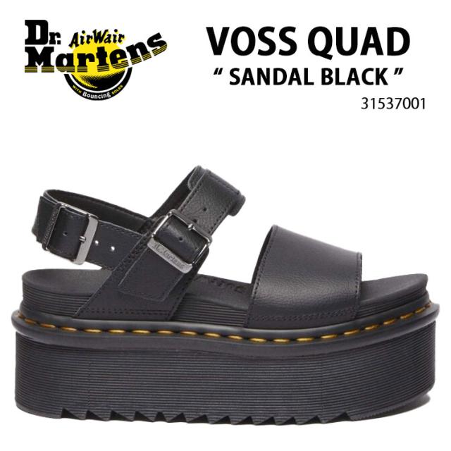Dr.Martens ドクターマーチン 厚底 サンダル ストラップサンダル VOSS QUAD SANDAL 31537001 シューズ ヴォス クァッド ブラック