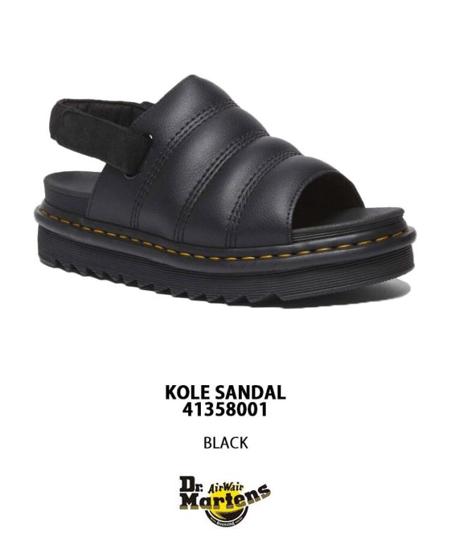 【極美品】Dr.Martens ドクターマーチン　厚底サンダル　ブラック Dr.Martens ドクターマーチン 国内正規品 サンダル QUAD