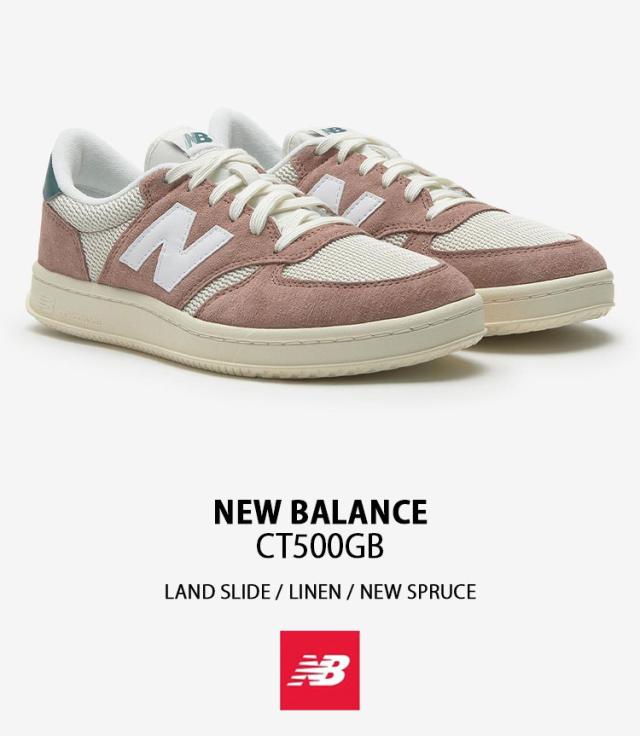 New Balance ニューバランス スニーカー CT500GB シューズ NewBalance500 ブラウン グリーン ロゴ スエード メンズ レディース_1