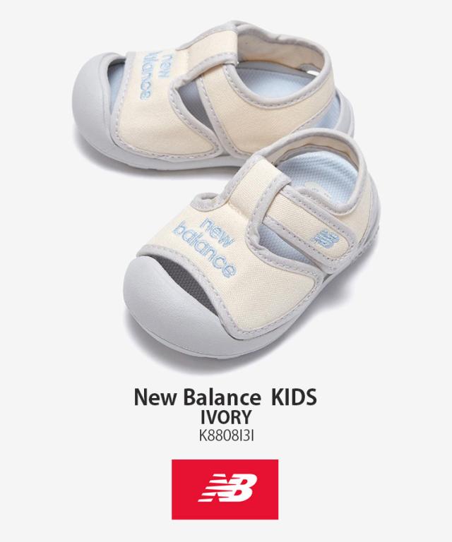 New Balance ニューバランス キッズ サンダル NewBalance 8808 IVORY キッズシューズ アイボリー ベルクロ K8808I3I ベビー用 子供用 New Balance ニューバランス キッズ サンダル NewBalance 8808 IVORY キッズシューズ アイボリー ベルクロ K8808I3I ベビー用 子供用
