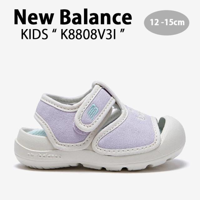 New Balance ニューバランス キッズ サンダル NewBalance 8808 VIOLET キッズシューズ バイオレット ベルクロ K8808V3I ベビー用 子供用
