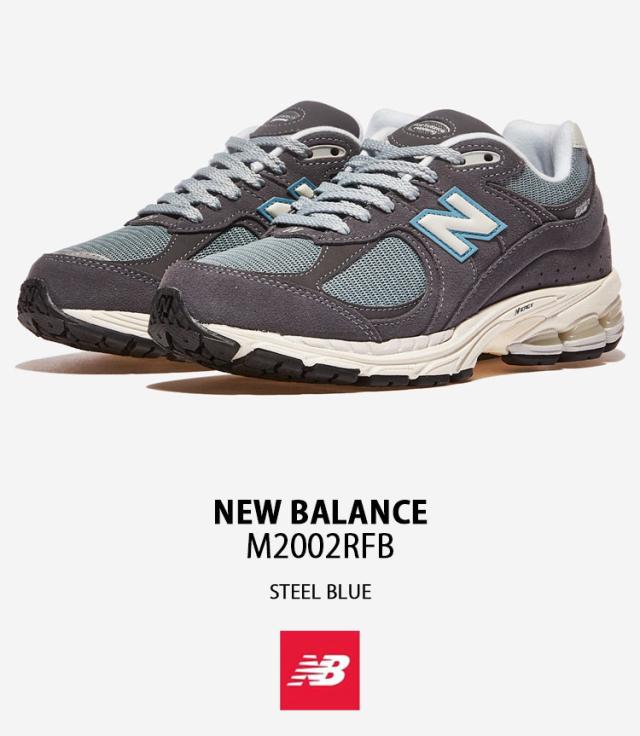 New Balance ニューバランス スニーカー M2002RFB シューズ NewBalance2002 グレー ブルー レトロ スウェード メンズ レディース_1