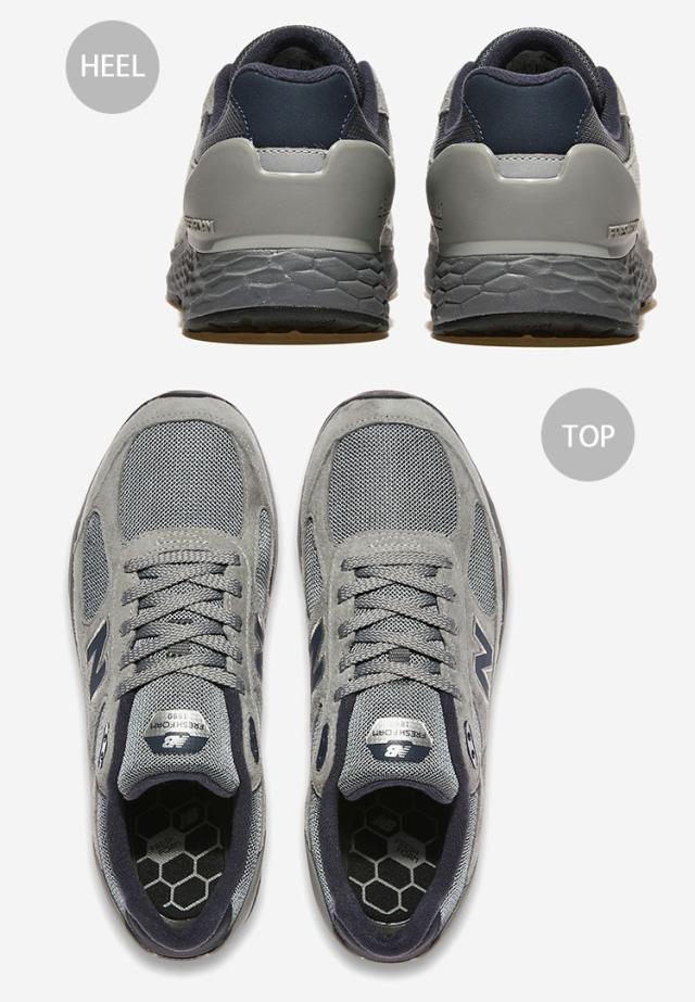New Balance ニューバランス スニーカー MW1880L1 シューズ NewBalance1880 グレー メッシュ 本革 ウォーキングシューズ メンズ_3