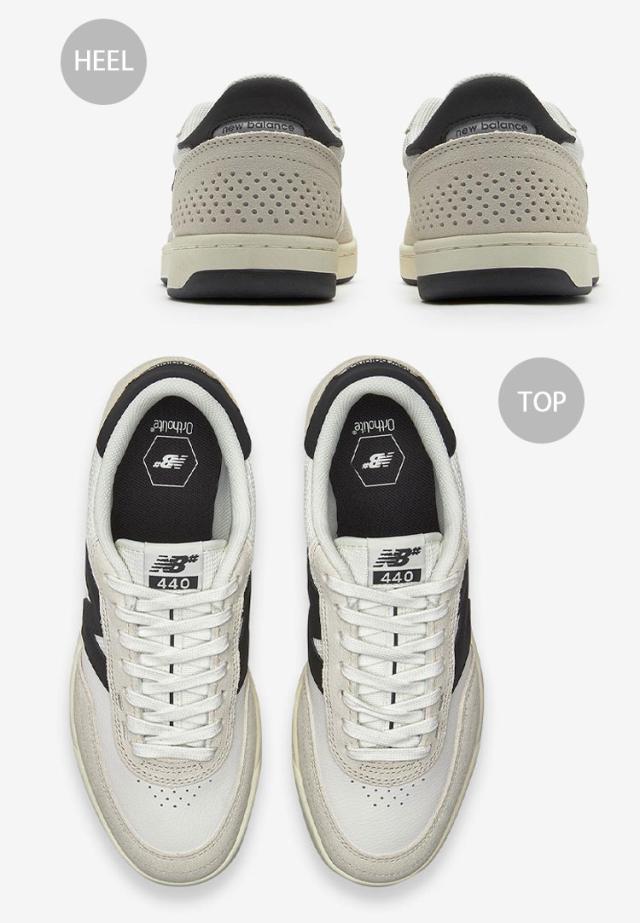 New Balance ニューバランス スニーカー NM440SB2 シューズ NewBalance440 ホワイト ブラック スケートシューズ スエード メンズ_3