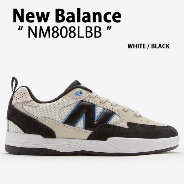 New Balance ニューバランス スニーカー NM808LBB シューズ NewBalance808 ホワイト ブラック スケートシューズ ロゴ メンズ