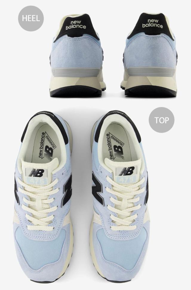 New Balance ニューバランス スニーカー U475PB シューズ NewBalance475 ライトブルー スエード レザーアッパー メンズ レディース_3