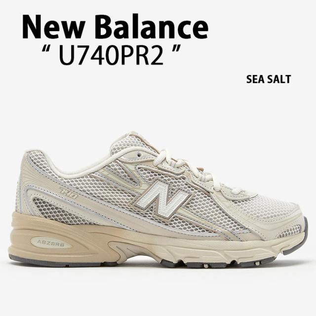 New Balance ニューバランス レディース スニーカー U740PR2 BEIGE シューズ ベージュ NewBalance740 ロゴ メッシュ