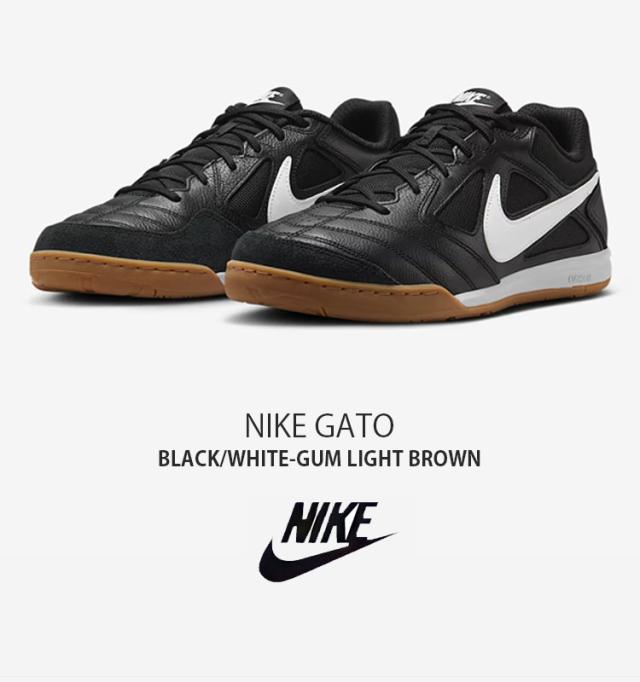 NIKE ナイキ スニーカー GATO ガト HQ6019-001 ローカット ブラック ホワイト メンズ レディース 男性用 女性用 男女共用_1
