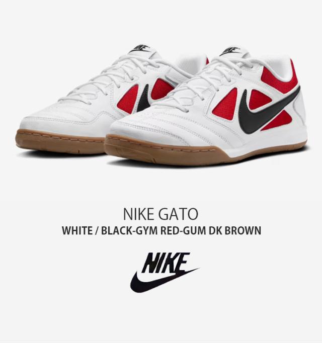 NIKE ナイキ スニーカー GATO ガト IB8509-100 ローカット ホワイト ブラック レッド ブラウン メンズ レディース 男性用 女性用_1
