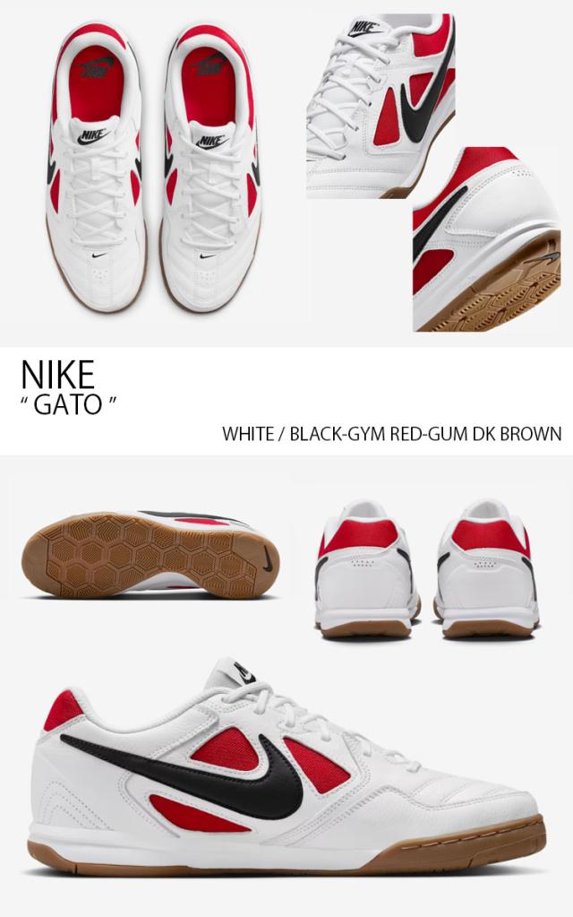NIKE ナイキ スニーカー GATO ガト IB8509-100 ローカット ホワイト ブラック レッド ブラウン メンズ レディース 男性用 女性用_2