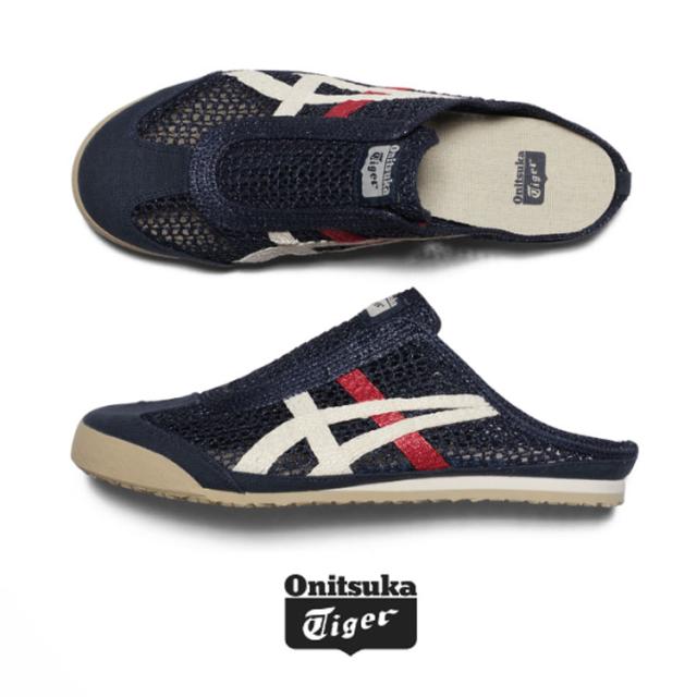 Onitsuka Tiger オニツカタイガー ミュール MEXICO 66 SABOT IRON NAVY CREAM 1183C123.400 サボット アイロンネイビー クリーム_4