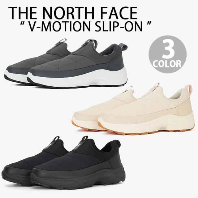 THE NORTH FACE ノースフェイス スリッポン V-MOTION SLIP-ON ミュール ダウンシューズ CHARCOAL BLACK 防寒 シューズ NS93Q56